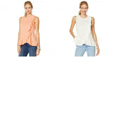 DG2 by Diane Gilman Women's Plus Size Ruffle Tank Top