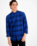 INC International Concepts Men's Button Up Thomas Plaid Shirt