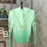 Doe Women's St. Patrick's Day Clover Dip Dye Hoodie Sweatshirt