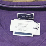 Club Room Men's Solid V-Neck Merino Wool Blend Sweater