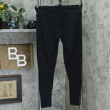 INC International Concepts Women's Shaping Studded Leggings Black Large