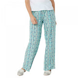 Denim & Co. Women's Pull On Wide Leg Beach Pants