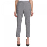 Tommy Hilfiger Women's Gingham Slim Straight Ankle Dress Pants
