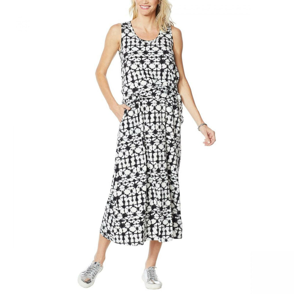 Comfort Code by Cuddl Duds Duds Jersey Knit Maxi Asymmetric Dress Bati –  Biggybargains