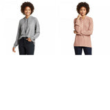 Knox Rose Women's Rib Knit Hoodie Sweatshirt