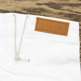 Cenia Women's New York ConVi Jeans With Fringed Hem White 14