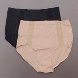 Rhonda Shear 2 Packs Mesh Detail Panties Black/ Nude Medium