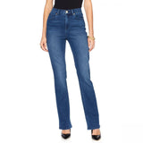 DG2 by Diane Gilman Women's Stretch Denim Bootcut Jeans