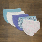 Hanes Women's Core Cotton 5-Pack Briefs Underwear 6 (Medium)