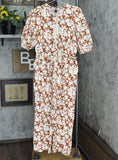 Universal Thread Women's Puff 3/4 Sleeve Jumpsuit