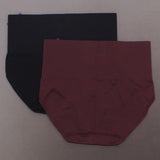 Yummie Women's 2 Pack Seamless Shaping Briefs Fig/ Black M/L