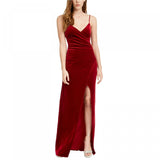 Emerald Sundae Women's Velvet Slip Dress
