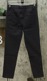 DG2 by Diane Gilman Women's Petite Stretch Tonal Floral Jeans Black 6P