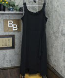 Brooke Shields Women's Timeless Sleeveless Maxi Dress Black PXL