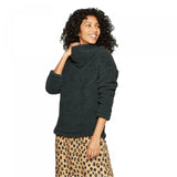 A New Day Women's Any Day Turtleneck Sherpa Pullover Sweatshirt