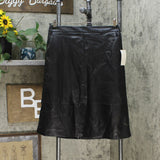 A New Day Women's High Rise A-Line Faux Leather Skirt