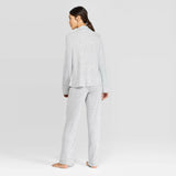 Stars Above Women's Perfectly Cozy Notch Collar Pajama Set