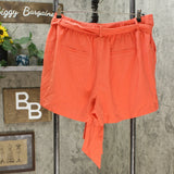 A New Day Women's Elastic Back Tie Waist Dress Shorts
