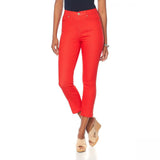 DG2 by Diane Gilman Women's Virtual Stretch Fashion Cropped Skinny Jeans