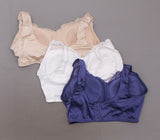 Rhonda Shear Women's Plus Size LOT OF 3 Betty Pin Up Bra With Back Closure