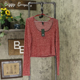 Wild Fable Women's Long Sleeve Scoop Neck Cozy Henley Top