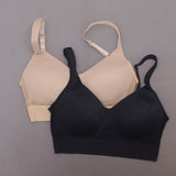 Rhonda Shear 2 Pack Mesh Back Detail Molded Cup Bras Dark Nude / Black Small
