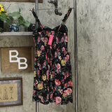 Xhilaration Women's Floral Sleeveless Ruffle Strap Bra Cup Dress