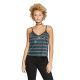 Wild Fable Women's Striped Sequin Camisole Cami Top Shirt