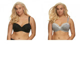 Paramour Women's Brilliance Lace Trim Seamless Bra