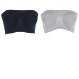 Rhonda Shear Plus Size Underwire Bandeau Bra With Removable Pads