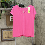 All In Motion Women's Short Sleeve Tie Back V-Neck T-Shirt