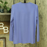 Dennis Basso Women's Caviar Crepe Square Neck Top