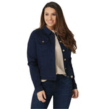 Isaac Mizrahi Live! Women's TRUE DENIM Button Up Jean Jacket