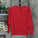 Karen Scott Petite Cotton Classic Cable Knit Sweater