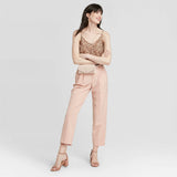 A New Day Women's Mid-Rise Straight Leg Pleated Front Trouser Pants