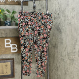 New Jessica Simpson Women's Floral Soft Ankle Pants. 1309716-NEW Medium