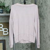 Hippie Rose Women's Juniro Fit Snap Front Hacci Cardigan Mauve Blossom XL