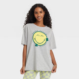 Smileyworld St. Patrick's Day Shamrock Oversized Graphic T-Shirt