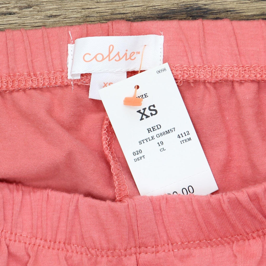 Colsie Women's 2 Piece Pajama Shirt Shorts Set Red XS – Biggybargains