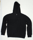 Bella Women's Beating will Continue Zip Hoodie Sweatshirt Black JUNIORS XXL