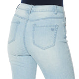 DG2 by Diane Gilman Women's Classic Stretch Pinstripe Crop Jeans
