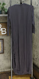 Soft & Cozy Loungewear Women's Cool Luxe Knit 3/4-Sleeve Draped Dress