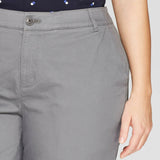 Ava & Viv Women's Plus Size 9 Inch Chino Shorts with Comfort Waist