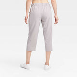 All In Motion Women's Mid-Rise Stretch Woven Tapered Leg Capri Pants