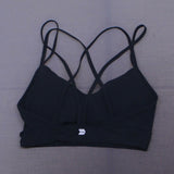 All In Motion Women's Low Support Strappy Long Line Bra Black Medium