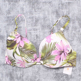 Shade & Shore Women's Lightly Lined Textured Bikini Top