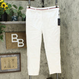 Tommy Hilfiger Women's Ribbon Trim Ankle Pants