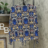 INC International Concepts Women's Plus Size Button Up Floral-Print Top