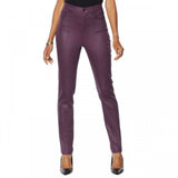 DG2 by Diane Gilman Women's Coated Stretch Skinny Jeans