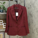 DG2 by Diane Gilman Women's Everyday Ponte Knit Boyfriend Blazer
